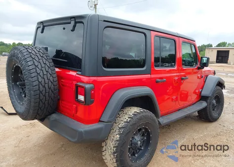 2020 Jeep Wrangler Unlimited Sport S 4X4 из США, поврежденный, VIN 1C4HJXDN7LW281357